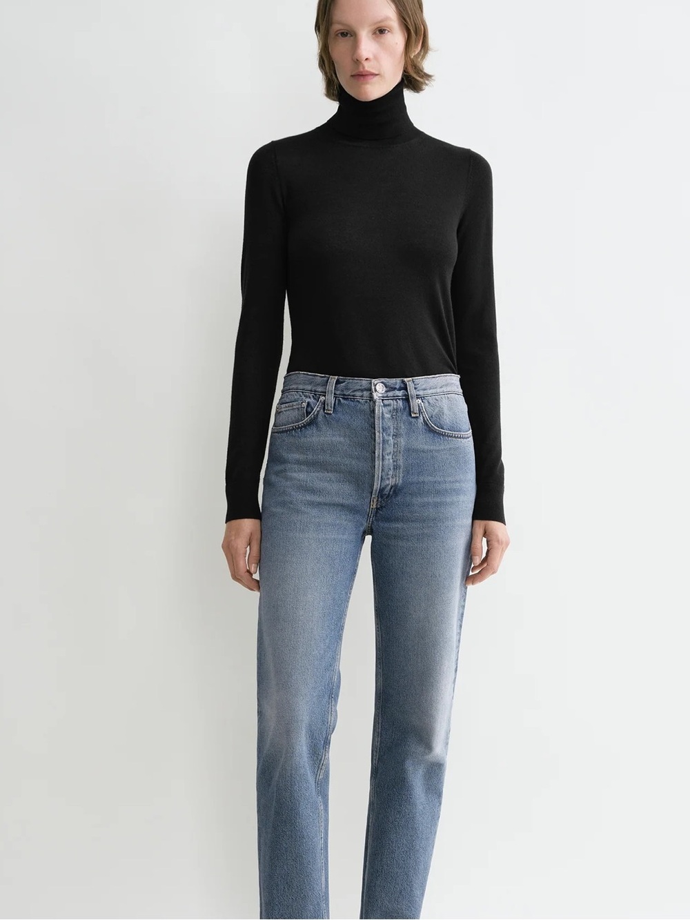 Toteme Blue Straight Jeans